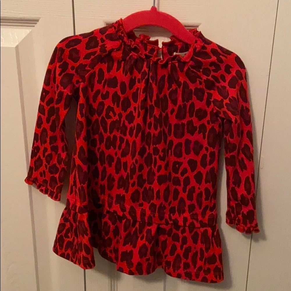 Kate Spade Toddler red print outfit